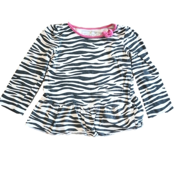 jumping beans Other - JUMPING BEANS Zebra Pattern Long Sleeve Tee